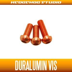 Photo1: [DAIWA] Duralumin Screw Set 7-7-8 (ZILLION SV TW, TATULA SV TW/CT, morethan PE SV, ZILLION TWS) ORANGE