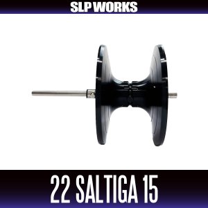 Photo1: [DAIWA genuine/SLP WORKS] SLPW 22 SALTIGA [15] Spool Black