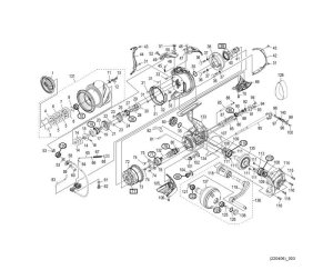 Photo1: [SHIMANO] Genuine Spare Parts for 20 STELLA SW 4000HG Product Code: 040732 **Back-order (Shipping in 3-4 weeks after receiving order)