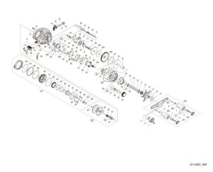 Photo1: [SHIMANO] Genuine Spare Parts for 22 Bantam XG R Product code: 044655 **Back-order (Shipping in 3-4 weeks after receiving order)