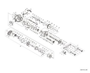 Photo1: [SHIMANO] Genuine Spare Parts for 22 SLX DC XT 70 XG Product code: 044723 **Back-order (Shipping in 3-4 weeks after receiving order)