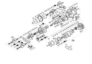 Photo1: [SHIMANO] Genuine Spare Parts for 15 Metanium DC HG LEFT Product code: 033796 **Back-order (Shipping in 3-4 weeks after receiving order)