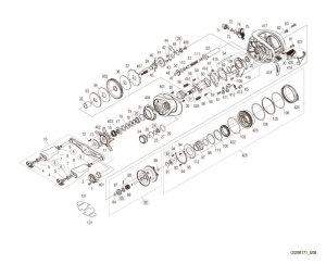 Photo1: [SHIMANO] Genuine Spare Parts for 20 Metanium HG LEFT Product code: 041159 **Back-order (Shipping in 3-4 weeks after receiving order)