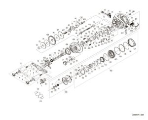 Photo1: [SHIMANO] Genuine Spare Parts for 20 Metanium LEFT Product code: 041135 **Back-order (Shipping in 3-4 weeks after receiving order)