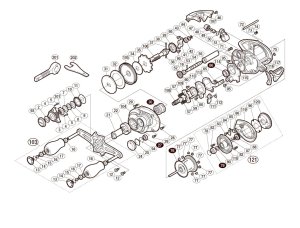 Photo1: [SHIMANO] Genuine Spare Parts for 17 Stephano SS 101HG Product code: 037725 **Back-order (Shipping in 3-4 weeks after receiving order)