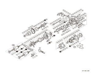 Photo1: [SHIMANO] Genuine Spare Parts for 16 Stile 101XG Product code: 035271 **Back-order (Shipping in 3-4 weeks after receiving order)