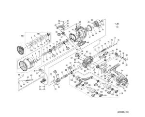 Photo1: [SHIMANO] Genuine Spare Parts for 23 Vanquish C3000SDH Product Code: 045294 **Back-order (Shipping in 3-4 weeks after receiving order)