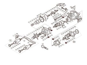 Photo1: [SHIMANO] Genuine Spare Parts for 17 Stile SS 151PG Product code: 036919 **Back-order (Shipping in 3-4 weeks after receiving order)