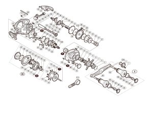 Photo1: [SHIMANO] Genuine Spare Parts for 17 Stile SS 150HG Product code: 036926 **Back-order (Shipping in 3-4 weeks after receiving order)