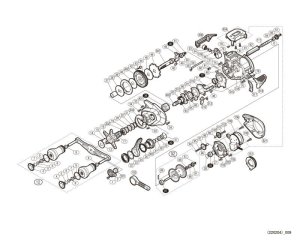 Photo1: [SHIMANO] Genuine Spare Parts for 19 ENGETSU CT CT151 PG Product code: 039897 **Back-order (Shipping in 3-4 weeks after receiving order)