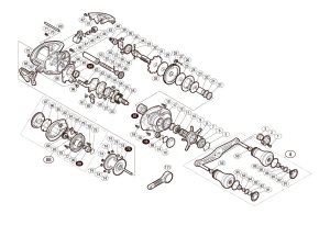 Photo1: [SHIMANO] Genuine Spare Parts for 17 Stile SS 150PG Product code: 036902 **Back-order (Shipping in 3-4 weeks after receiving order)