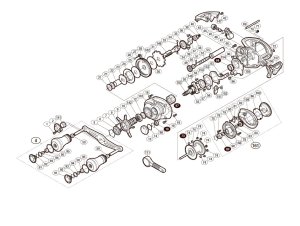 Photo1: [SHIMANO] Genuine Spare Parts for 17 Stile SS 151HG Product code: 036933 **Back-order (Shipping in 3-4 weeks after receiving order)