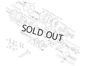 Photo1: [SHIMANO] Genuine Spare Parts for 10 OCEA JIGGER LD 2 SPEED 4000 Product code: 025968 **Back-order (Shipping in 3-4 weeks after receiving order)