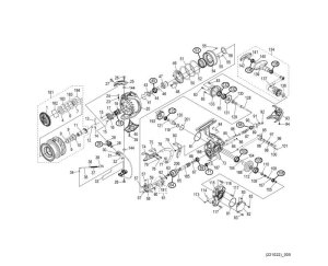 Photo1: [SHIMANO] Genuine Spare Parts for 21 BB-X TECHNIUM C4000DG SUT R Product Code: 043566 **Back-order (Shipping in 3-4 weeks after receiving order)