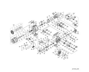 Photo1: [SHIMANO] Genuine Spare Parts for 21 BB-X TECHNIUM C3000DXXG SUT R Product Code: 043559 **Back-order (Shipping in 3-4 weeks after receiving order)