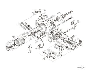 Photo1: [SHIMANO] Genuine Spare Parts for 20 STRADIC SW 8000PG Product Code: 042484 **Back-order (Shipping in 3-4 weeks after receiving order)