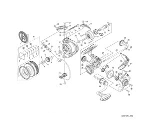 Photo1: [SHIMANO] Genuine Spare Parts for 21 NEXAVE FI C3000 Product Code: 044198 **Back-order (Shipping in 3-4 weeks after receiving order)