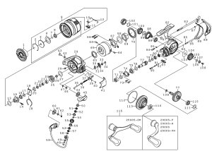 Photo1: [DAIWA] Genuine Spare Parts for 23 AIRITY LT2000S-P Product code: 00061126 **Back-order (Shipping in 3-4 weeks after receiving order)