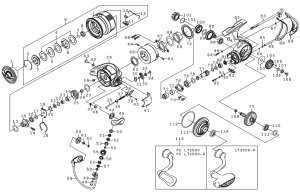 Photo1: [DAIWA] Genuine Spare Parts for 23 AIRITY LT3000-H Product code: 00061139 **Back-order (Shipping in 3-4 weeks after receiving order)