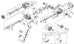 Photo1: [DAIWA] Genuine Spare Parts for 23 AIRITY LT4000-XH Product code: 00061136 **Back-order (Shipping in 3-4 weeks after receiving order)