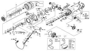 Photo1: [DAIWA] Genuine Spare Parts for 21 LUVIAS AIRITY LT3000S-C Product code: 00060338 **Back-order (Shipping in 3-4 weeks after receiving order)