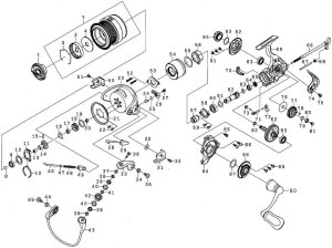 Photo1: [DAIWA] Genuine Spare Parts for 17 PRESSO LTD 1025 Product code: 00055905 **Back-order (Shipping in 3-4 weeks after receiving order)