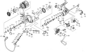 Photo1: [DAIWA] Genuine Spare Parts for 17 THEORY 2506H Product code: 00055998 **Back-order (Shipping in 3-4 weeks after receiving order)