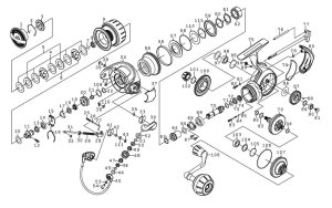 Photo1: [DAIWA] Genuine Spare Parts for 23 SALTIGA 6000-H Product code: 00065029 **Back-order (Shipping in 3-4 weeks after receiving order)