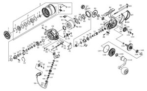 Photo1: [DAIWA] Genuine Spare Parts for 24 CERTATE LT5000D-XH Product code: 00061185 **Back-order (Shipping in 3-4 weeks after receiving order)