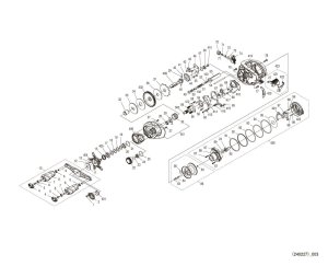 Photo1: [SHIMANO] Genuine Spare Parts for 24 Metanium DC 71HG Product code: 046635 **Back-order (Shipping in 3-4 weeks after receiving order)