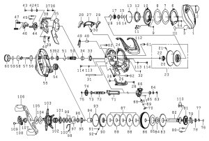 Photo1: [DAIWA] Genuine Spare Parts for 24 IM Z TW 200HL-C Product code: 00630293 **Back-order (Shipping in 3-4 weeks after receiving order)