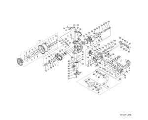 Photo1: [SHIMANO] Genuine Spare Parts for 24 EXSENCE BB C3000MHG Product Code: 047205 **Back-order (Shipping in 3-4 weeks after receiving order)