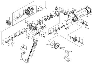 Photo1: [DAIWA] Genuine Spare Parts for 23 AIRITY ST SF2000SS-P Product code: 00061242 **Back-order (Shipping in 3-4 weeks after receiving order)