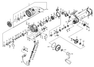 Photo1: [DAIWA] Genuine Spare Parts for 23 AIRITY ST SF1000S-P Product code: 00061241 **Back-order (Shipping in 3-4 weeks after receiving order)