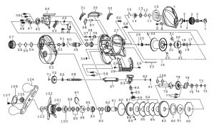 Photo1: [DAIWA] Genuine Spare Parts for 23 SALTIST TW 300 PE SPECIAL 300XHL Product code: 00631039 **Back-order (Shipping in 3-4 weeks after receiving order)