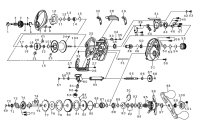 [DAIWA] Genuine Spare Parts for 23 SALTIST PE TW 100 PE SPECIAL 100XH Product code: 00631034 **Back-order (Shipping in 3-4 weeks after receiving order)