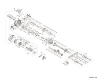 [SHIMANO] Genuine Spare Parts for 24 Barchetta PREMIUM 150DHXG RIGHT Product code: 047311 **Back-order (Shipping in 3-4 weeks after receiving order)