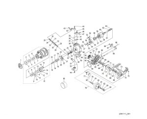 Photo1: [SHIMANO] Genuine Spare Parts for 24 STRADIC SW 6000PG Product Code: 047403 **Back-order (Shipping in 3-4 weeks after receiving order)