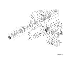 Photo1: [SHIMANO] Genuine Spare Parts for 24 FLIEGEN Standard specification Product Code: 047267 **Back-order (Shipping in 3-4 weeks after receiving order)