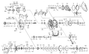 Photo1: [DAIWA] Genuine Spare Parts for 17 STEEZ SV TW 1016SV-SHL Product code: 00613355 **Back-order (Shipping in 3-4 weeks after receiving order)