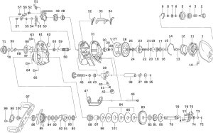 Photo1: [DAIWA] Genuine Spare Parts for 14 STEEZ LTD SV 105XHL Product code: 00614069 **Back-order (Shipping in 3-4 weeks after receiving order)