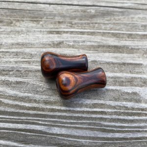 Photo2: [FHF/fishing house freedom] Wood Handle Knob I Shape Desert Ironwood (1 piece) F-13