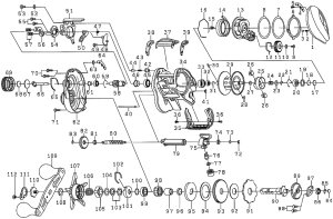 Photo1: [DAIWA] Genuine Spare Parts for 18 ZILLION TW HLC 1516SHL Product code: 00613463 **Back-order (Shipping in 3-4 weeks after receiving order)