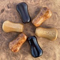 [Pletry] Selected Natural Wood Small Gourd Knob (1 piece) 