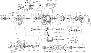 Photo1: [DAIWA] Genuine Spare Parts for 08 TD ZILLION PE SPECIAL 100HL Product code: 00613947 **Back-order (Shipping in 3-4 weeks after receiving order)