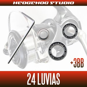 Photo2: [DAIWA] 24 LUVIAS LT2000S-P, LT2000S-H, LT2500S, LT2500S-XH, PC LT2500, PC LT2500-H, LT3000-H, PC LT3000, PC LT3000-XH, LT4000-XH, LT5000D-CXH [Single Handle Model] Upgrade Bearing Kit