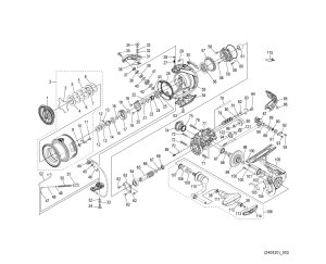 Photo1: [SHIMANO] Genuine Spare Parts for 24 VANFORD C3000XG Product Code: 047083 **Back-order (Shipping in 3-4 weeks after receiving order)