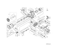 [SHIMANO] Genuine Spare Parts for 24 VANFORD 2500SHG Product Code: 047069 **Back-order (Shipping in 3-4 weeks after receiving order)