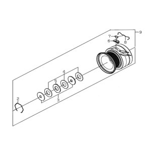 Photo1: [DAIWA Genuine] 24 EMERALDAS X Spare Spool **Back-order (Shipping in 3-4 weeks after receiving order)