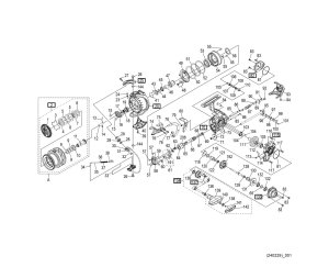 Photo1: [SHIMANO] Genuine Spare Parts for 24 BB-X TECHNIUM FIRE BLOOD C3000DXXG S L Product Code: 047816 **Back-order (Shipping in 3-4 weeks after receiving order)